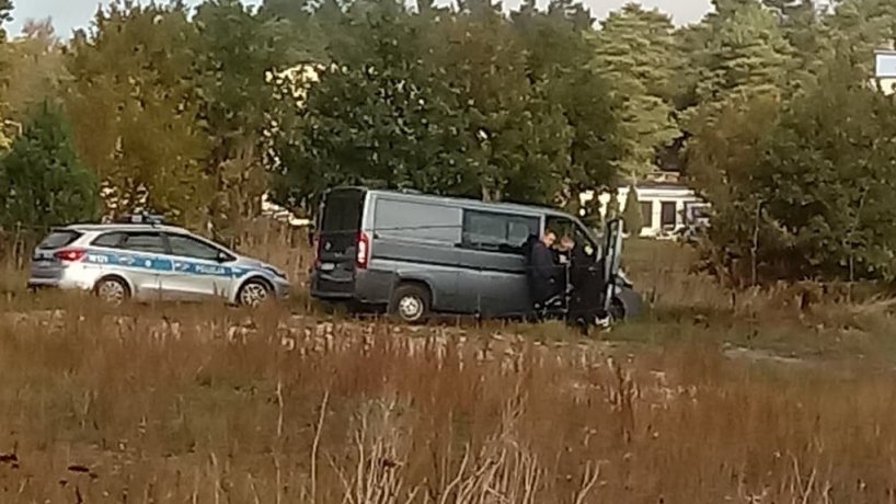 Zdjęcie z miejsca makabrycznego odkrycia